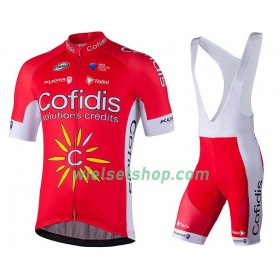 Fietskleding (Fietsshirt + Korte Koersbroek) 2018 Cofidis Pro Team N001